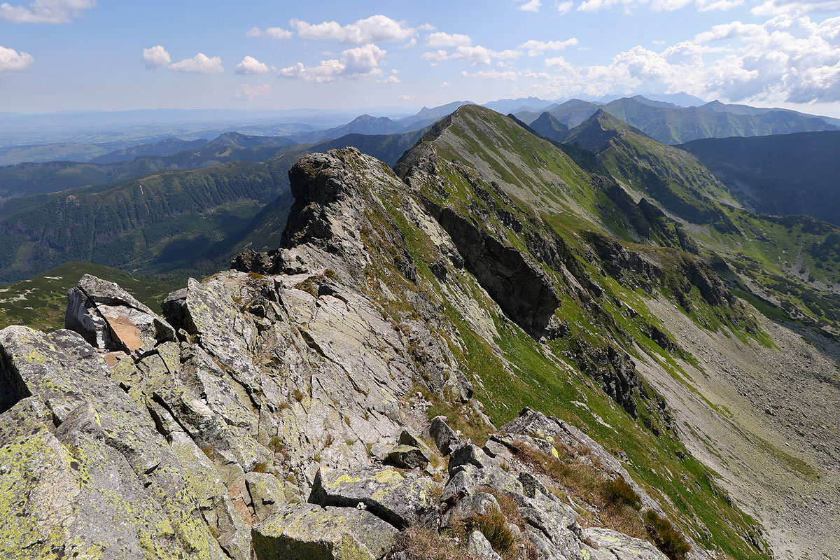 Grań Banówki i Hruba Kopa