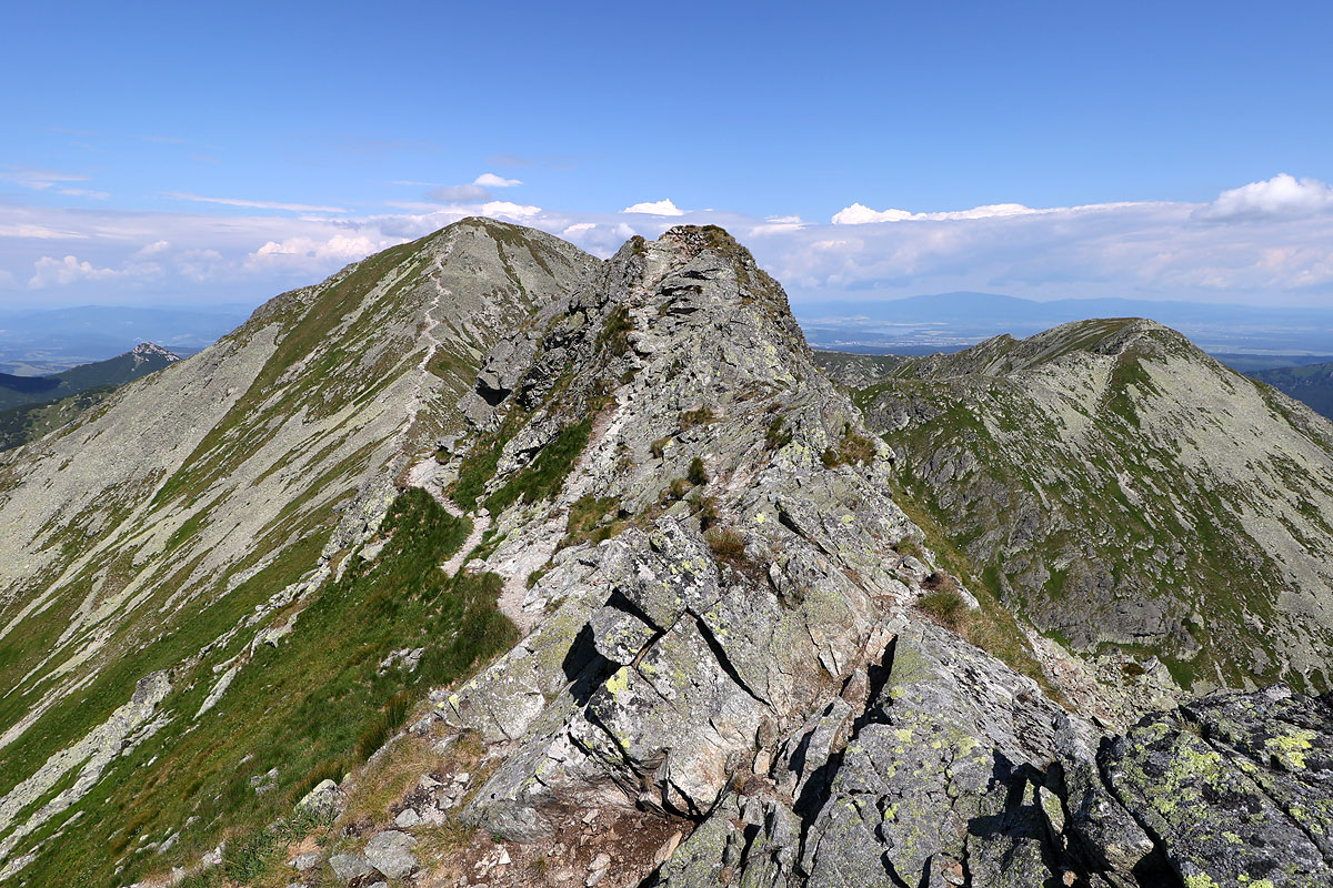 Grań Banówki, Siwy Wierch, Pachoł i Spalona Kopa